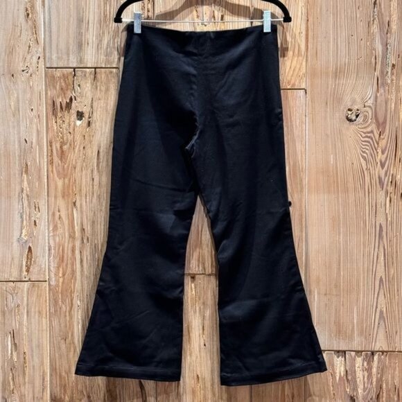 Reformation Watson Black High-Waisted Flared Pants With Back Zipper Closure Size - Picture 2 of 5